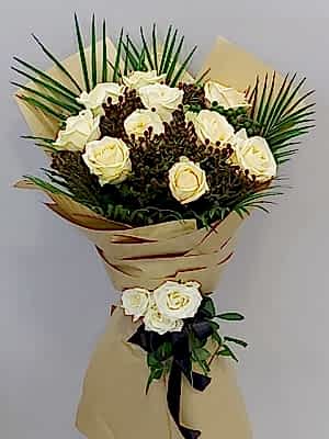 Şarap Rengi Gül Buketi